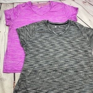 UEC Lot of 2 Xersion v neck workout t shirts XxxL